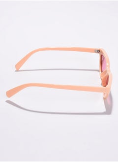 Haute Sauce Pink Lens Red Cateye Sunglasses  - Image 5