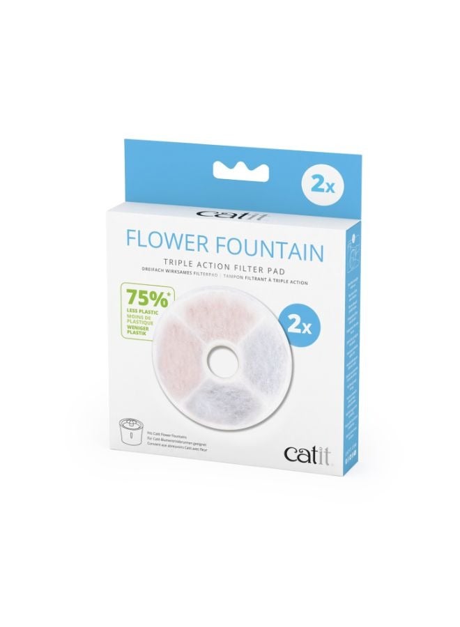 كاتيت فلاور فاونتن فلتر ثلاثي المفعول 2 قطعة - Image 1