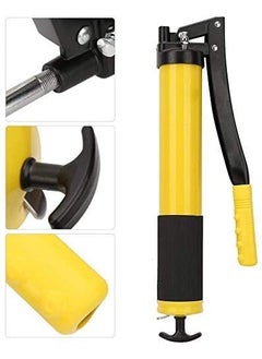 Kiesh Kiesh Heavy Duty Pistol Grip Grease Gun Lubrication 14oz Anodized Aluminum Canister Includes 12 inch Flex Hose and 512 Metal Extension with Coupler 3Way Loading  - Image 3