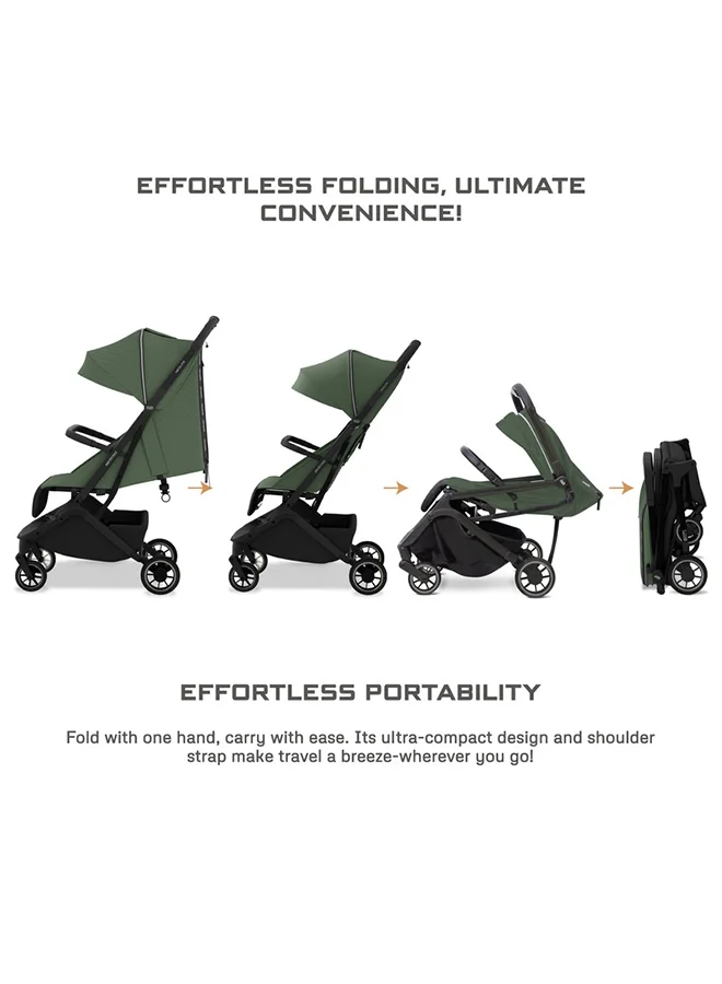 neobreez NEOLITE Ultra-Lightweight Cabin Size Approved Travel Compact Foldable Kids Baby Toddler Stroller, One-Hand Fold Baby Trolley, Adjustable Seat, UPF 50+Canopy, 0-4yrs,  22kg, 3yrs Warranty