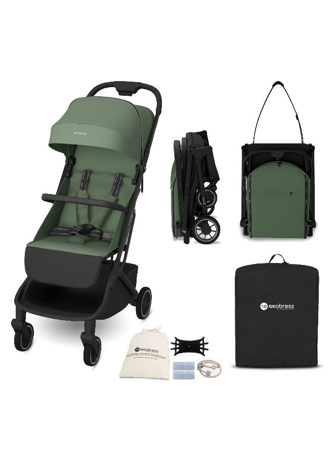 نيوبريز عربة أطفال قابلة للطي خفيفة الوزن من نيولايت مع مظلة واقية من الأشعة فوق البنفسجية - Image 1