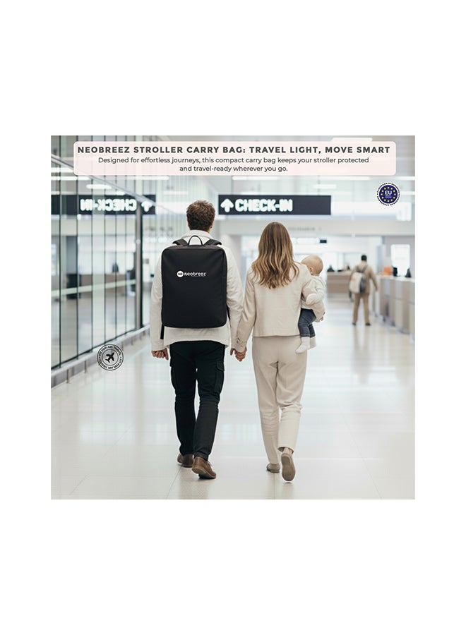 neobreez NEOLITE Ultra-Lightweight Cabin Size Approved Travel Compact Foldable Kids Baby Toddler Stroller, One-Hand Fold Baby Trolley, Adjustable Seat, UPF 50+Canopy, 0-4yrs,  22kg, 3yrs Warranty - Image 3