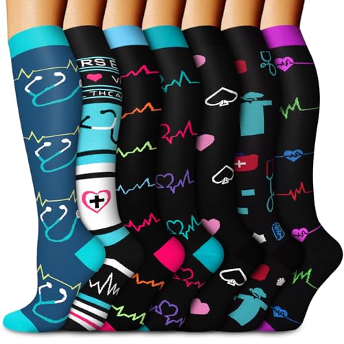 Aoliks Compression Socks for Women & Men,Support Socks for Nursing Circulation Running - Image 1