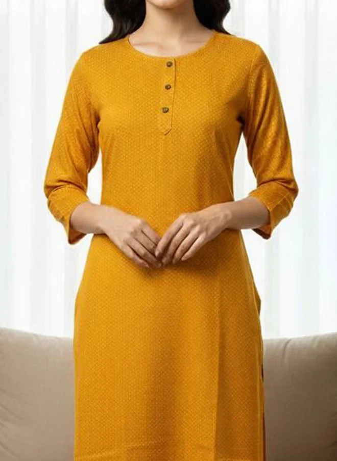 Saka Designs Floral Printed Knee Length Kurta