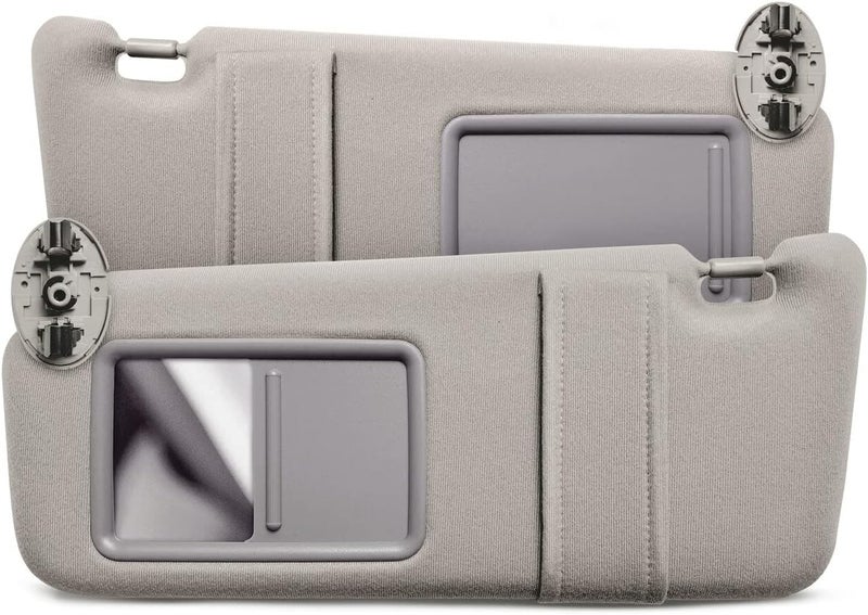SAILEAD Sun Visor Replacement Compatible with 2007 2008 2009 2010 2011 Toyota Camry and Camry Hybrid Without Sunroof and Light, 2 Pack (Grey, Left & Right Side) - Image 1