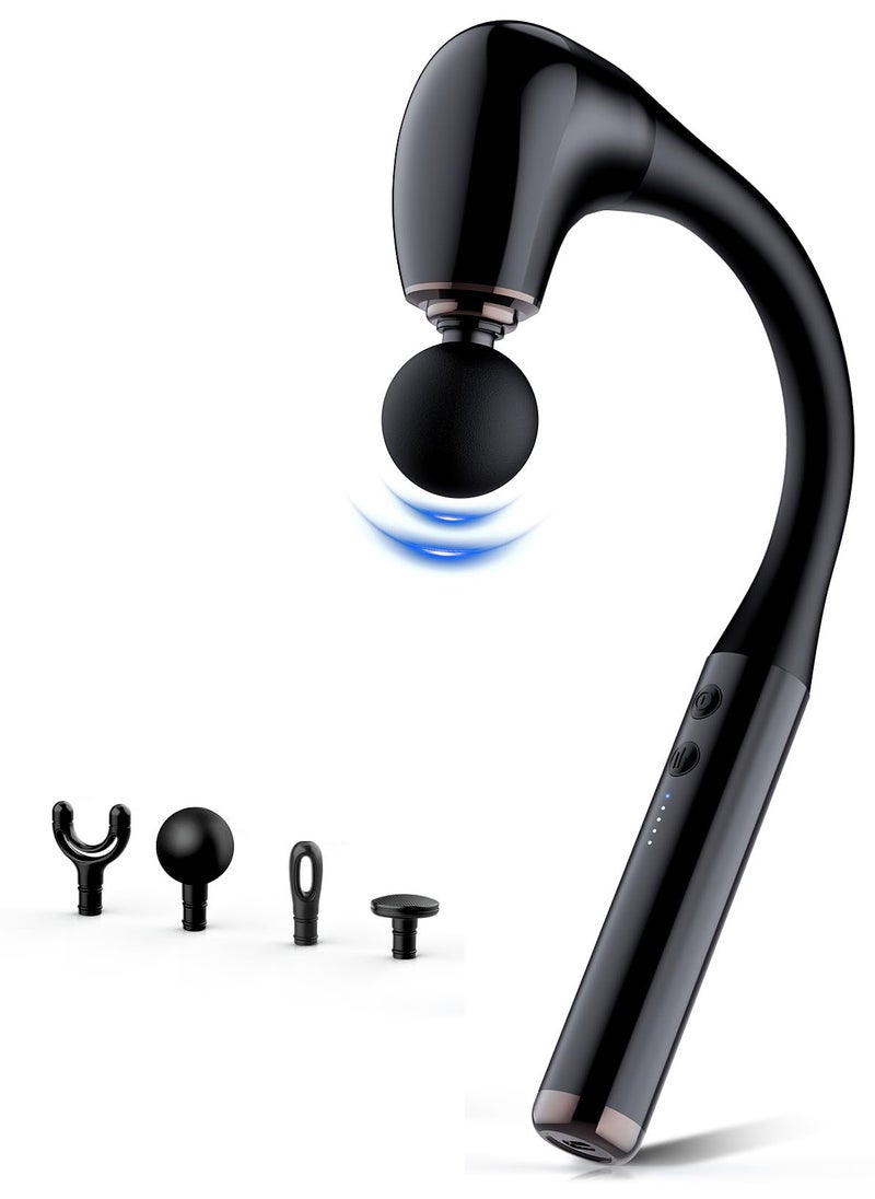 EzzySo - Massage Gun with Extended Handle Revolutionary U-Shaped Back Massager For Pain Relief Deep Tissue Body Massage Hammer For Neck Shoulder Leg Reach Every Muscle with Ease - Image 1