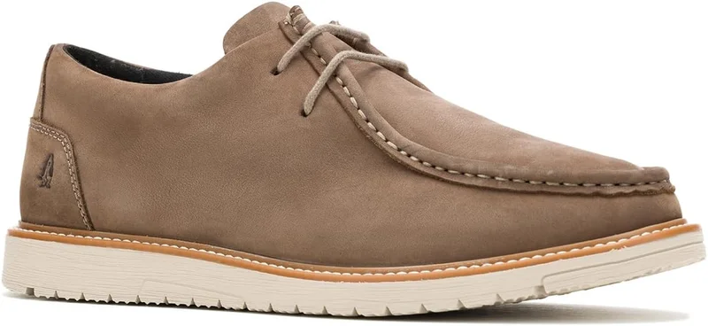 Hush Puppies Hush Puppies Men's HP-MET Jenson Mocc Toe Shoes - Lightweight and Water Resistant