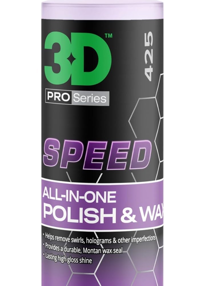 3D Speed All-In-One Polish & Wax - 8oz - Image 1