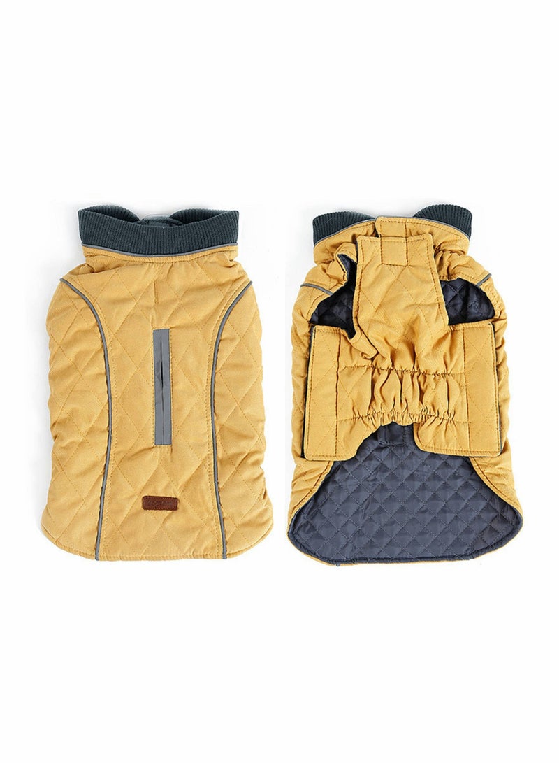 Excefore Dog Cold Weather Jacket Coats, Waterproof Windproof Reversible Winter Dog Jacket, Thick Padded Reflective Warm Clothes Quilted Outdoor Pet Vest, for Small Medium Large Dogs - Image 1