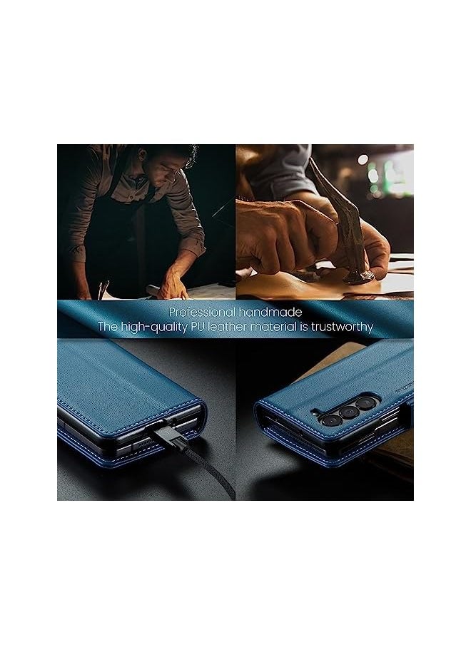 Generic - Protection portfolio with a folding wallet design from polyurethane leather with cards and support for the technique - Image 1