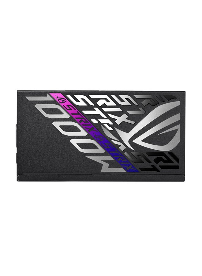 ASUS ROG Strix 1000W Platinum ATX Power Supply, 80 Plus Platinum Efficiency, Active PFC, ATX 3.1, GaN MOSFET, 120,000+ Hours MTBF, 0dB Fan Technology, Overload Protection, PCI-E Gen 5 16-Pin, 6x SATA, 4x PCI-E 6+2-Pin, Dual 4+4-Pin CPU Cables, ROHS Compliant, A+ Noise Certification 90YE00W1-B0NA00 Black - Image 2
