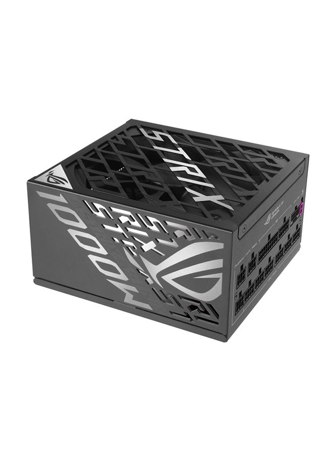 ASUS ROG Strix 1000W Platinum ATX Power Supply, 80 Plus Platinum Efficiency, Active PFC, ATX 3.1, GaN MOSFET, 120,000+ Hours MTBF, 0dB Fan Technology, Overload Protection, PCI-E Gen 5 16-Pin, 6x SATA, 4x PCI-E 6+2-Pin, Dual 4+4-Pin CPU Cables, ROHS Compliant, A+ Noise Certification 90YE00W1-B0NA00 Black - Image 4