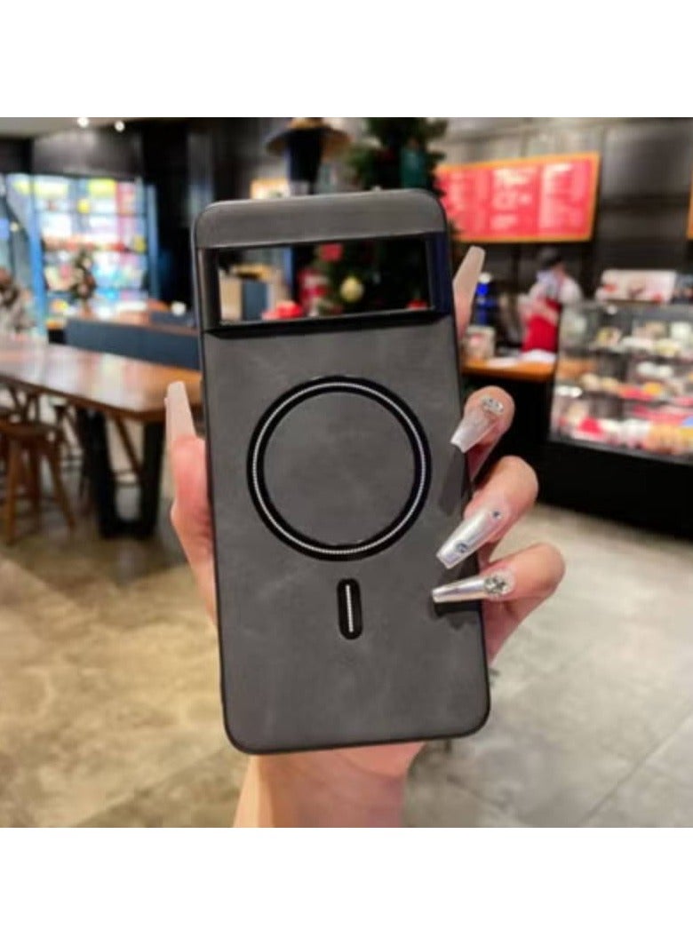 AROAQ Google Pixel 8 Pro Case Compatible with Magsafe Translucent Matte Anti Fingerprint Military Shockproof Slim Case with Soft Silicone Bumper