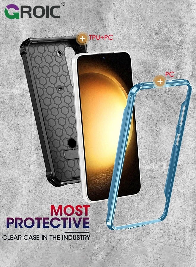 GROIC For Samsung Galaxy S24 Plus 6.6 Inch Case with Kickstand Drop Phone 360° Rotate Magnetic Ring Stand for - Image 2