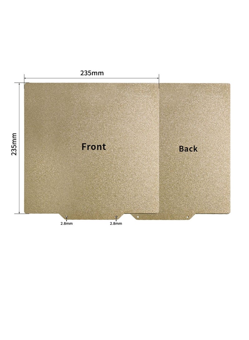 3D Printing Magnetic Build Plate Dual Sided Textured Flex Printing Bed 235x235mm with PEI Surface Printing Hotbed Parts for Aquila Ender 3 for Pro for V2 for S1 for Ender 5 - Image 5