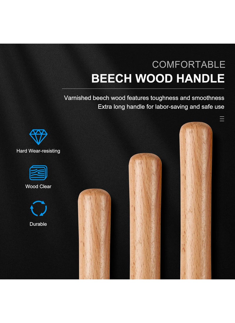 HAUTMEC HAUTMEC Professional Wood Turning Chisel 8 pcs Set, Lathe Chisel Set with 2 Skew 1 Spear Point 1 Parting 1 Round Nose & 3 Gouge Tools for Beginners, Hobbyists and Professionals HT0237-WW  - Image 5