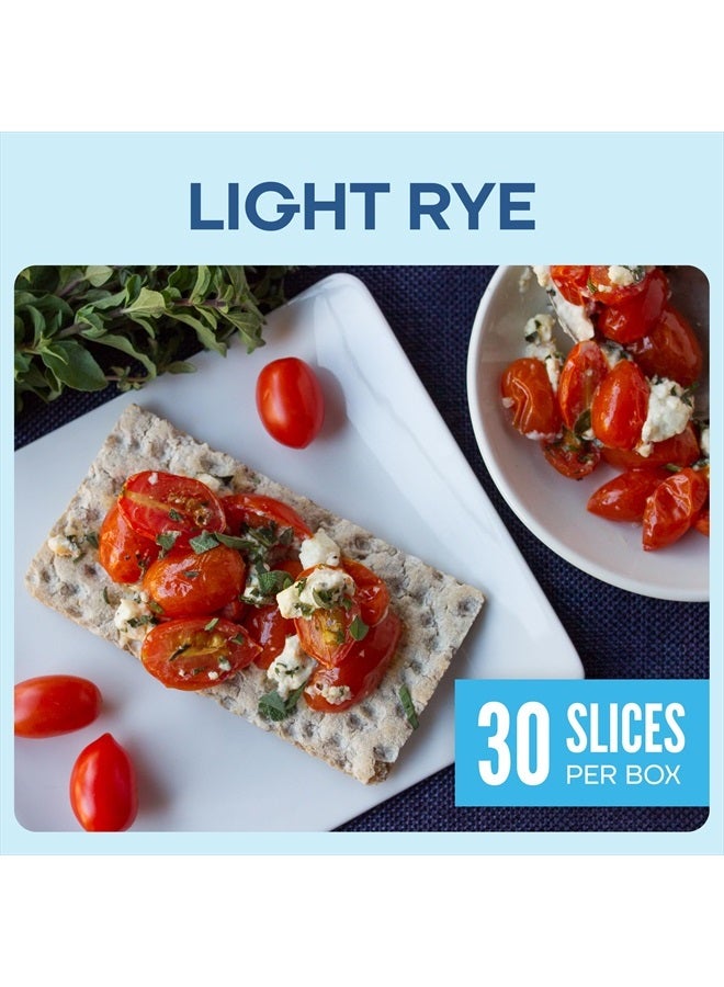 WASA Light Rye Crispbread, 9.5 oz (Pack of 12), Rye Crackers, Non-GMO Ingredients, Fat Free - Image 2