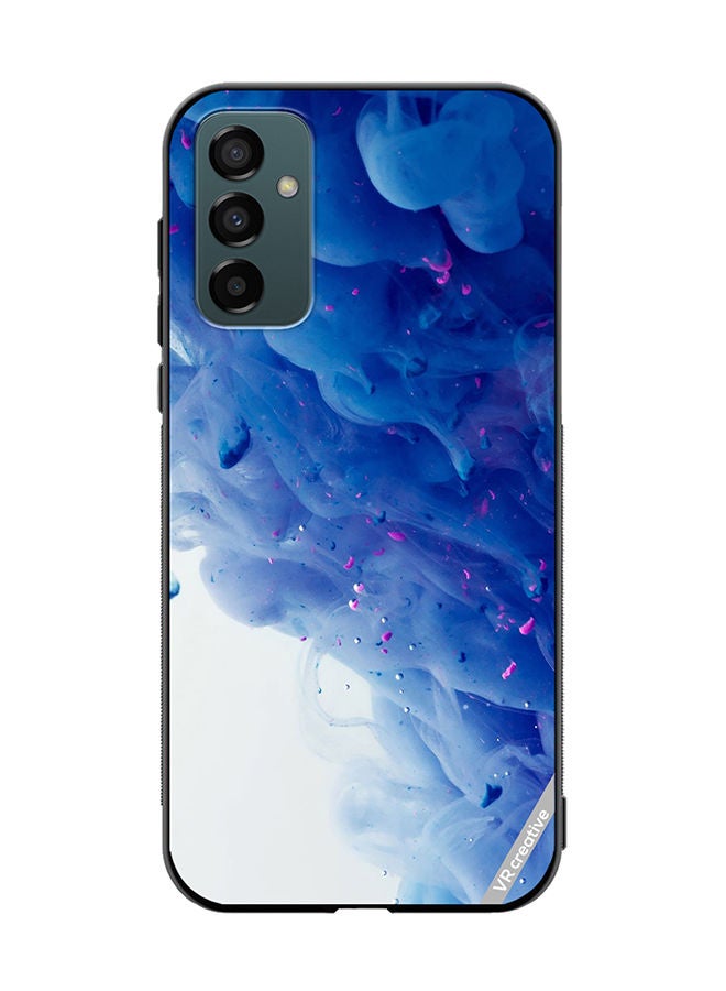 VR CREATIVE Protective Case Cover For Samsung Galaxy F23 Blue Abstract Design Multicolour - Image 1