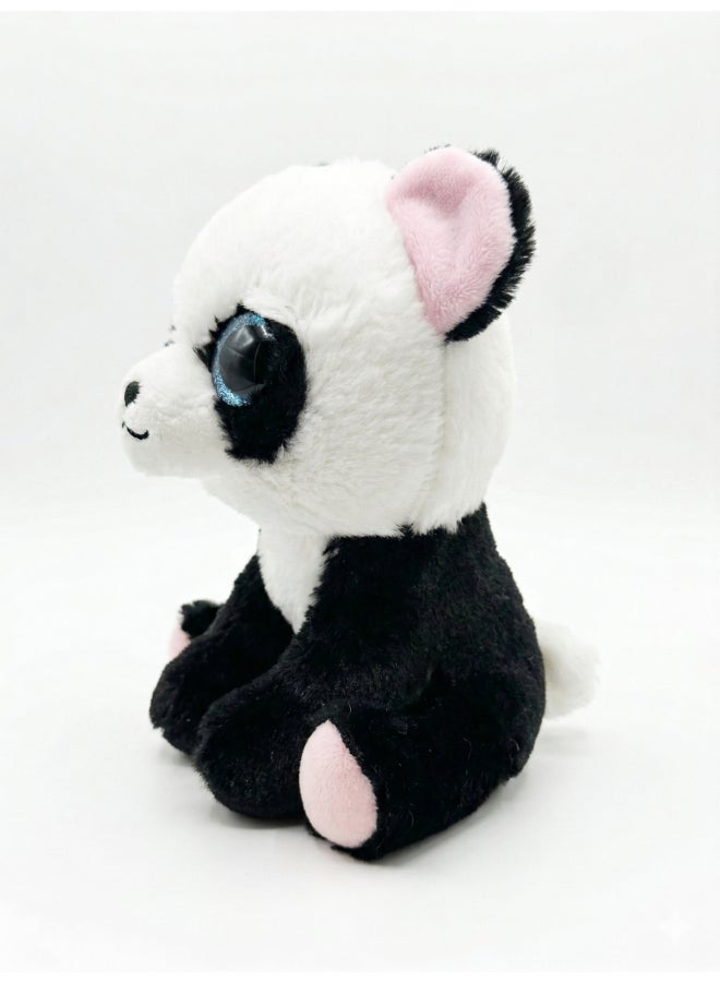 Fluffmals Soft Plush Animal Toy – MISS PANDA15cm 15cm | Cute Mini Stuffed Toy for Kids | Ultra Soft & Huggable Small Plush | Travel Friendly Soft Toy for Babies & Toddlers - Image 3