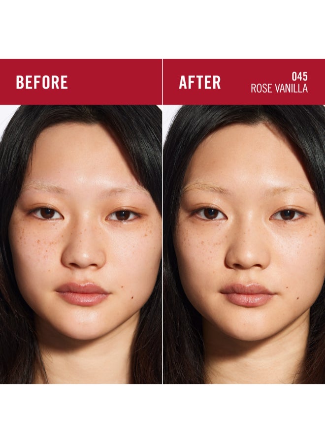 RIMMEL LONDON Multi-Tasker Wake Me Up Concealer & Foundation - 045 Classic Ivory, 20ml - Image 5