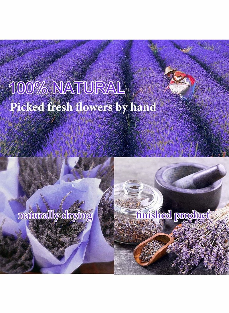 Excefore طقم زهور طبيعية مجففة، 12 حقيبة من الزهور المجففة المضغوطة لصنع الصابون، الشموع اليدوية، وحرف الاستحمام وفن الأظافر، تشمل الورد، اللافندر، الزنبق، الياسمين، وغيرها - Image 4