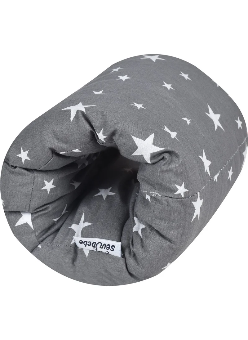Sevi Bebe Sevibebe Practical Breastfeeding Pillow Gray Yıldız