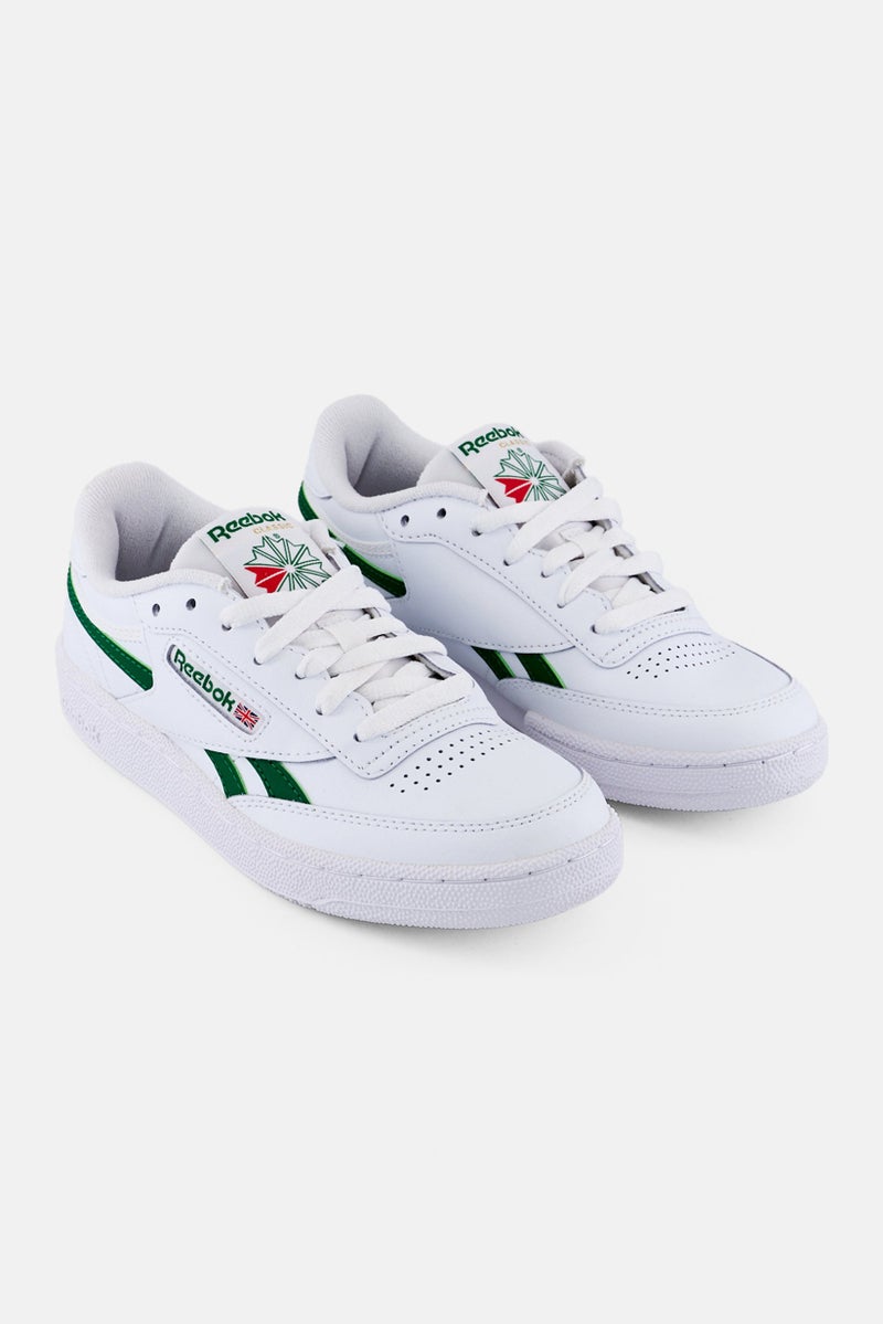 Reebok Kids Boy Club C Revenge Lace Up Tennis Shoes, White  - Image 1