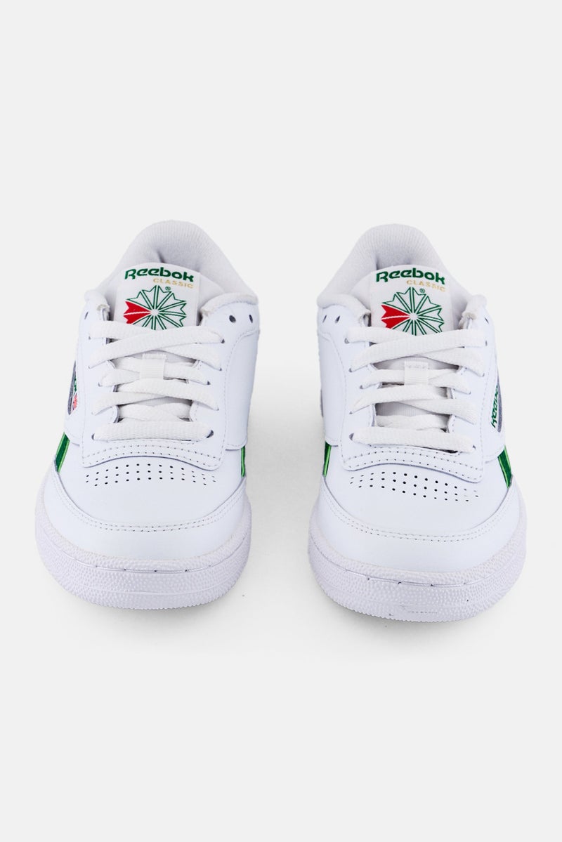 Reebok Kids Boy Club C Revenge Lace Up Tennis Shoes, White  - Image 4