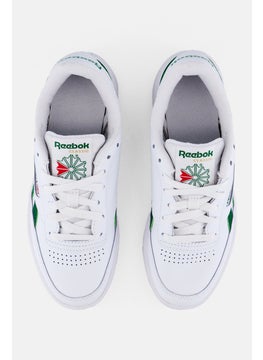 Reebok Kids Boy Club C Revenge Lace Up Tennis Shoes, White  - Image 3