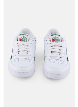 Reebok Kids Boy Club C Revenge Lace Up Tennis Shoes, White  - Image 4