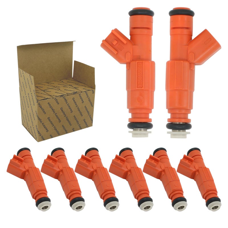 Gautory Fuel Injectors Compatible with 2000 2003 2004 Ford Crown Victoria Lincon Town Car Mercury Grand Marquis 46L Replaces 0280155917 CM4936 Set of 8 - Image 2