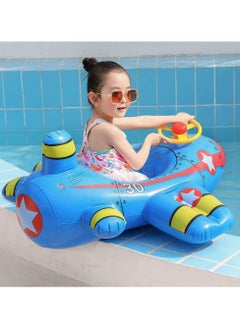 General Inflatable Baby Swim Float, Inflatable Baby Pool Float Ring with Sun Canopy, Inflatable Swim Float for 6-36 months old  - Image 2