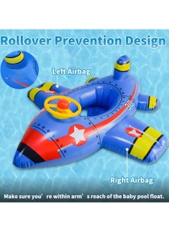 General Inflatable Baby Swim Float, Inflatable Baby Pool Float Ring with Sun Canopy, Inflatable Swim Float for 6-36 months old  - Image 4