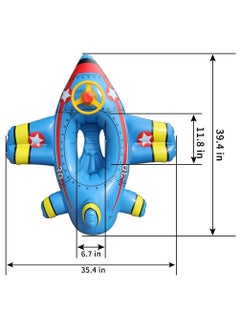 General Inflatable Baby Swim Float, Inflatable Baby Pool Float Ring with Sun Canopy, Inflatable Swim Float for 6-36 months old  - Image 5