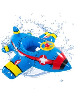 General Inflatable Baby Swim Float, Inflatable Baby Pool Float Ring with Sun Canopy, Inflatable Swim Float for 6-36 months old  - Image 1