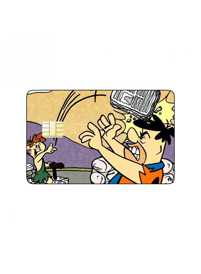 RKN PRINTED BANK CARD STICKER Animation The Flintstones By Cartoon Network - Image 1