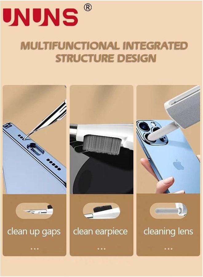 UNUNS Keyboard Cleaning Brush,5-In-1 Soft Brush,Multifunctional Tools For iPhone Charging Port,Phone,Earbuds,Laptop Screen  - Image 5