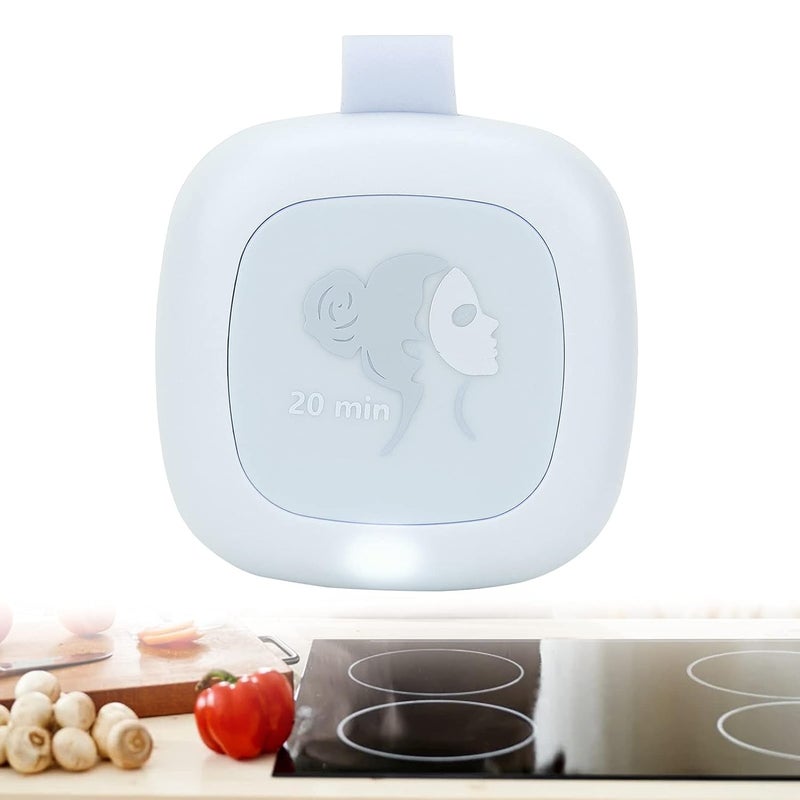 klarako Timer, Kitchen Timer,Home Beauty Salon Timer,Facial Mask Apply Foot Bath Timer for applying facial masks, foot baths, eye masks, cooking, learning(Blue) - Image 2