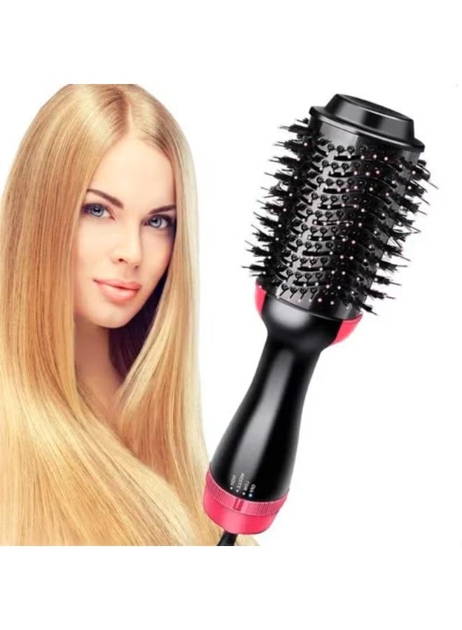 Cronier Electric Hair Dryer and Styler Brush Professional , Hot Air Styling Brush and Gift Set with Elegant Bag to Keep Brush, 2500 Watts with Ionic Technology and 360 Degree Rotation - Pink - Image 4