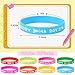 DTOFOOT 64PCS 100 Days of School Party Favors 32pcs 100 Days Smarter Button Badges Pins and 32pcs Silicone Bracelets for Happy 100th Day of School Activities Party Decorations Goodie Bag Fillers - Image 4