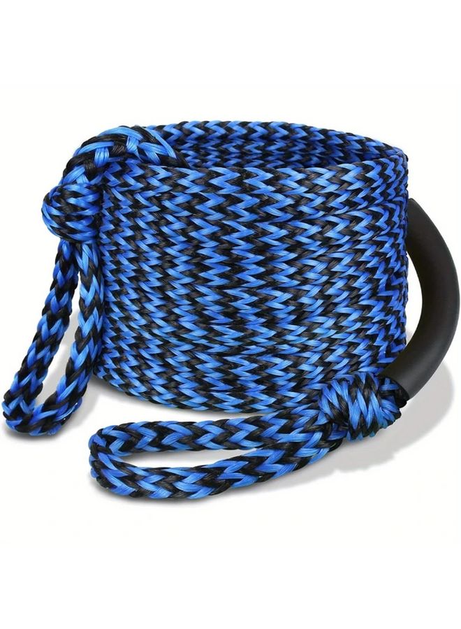 حبل قارب أزرق 6K طوله 60 قدمًا، حبال عائمة للمعدات المائية القابلة للسحب مثل الأنابيب - Image 1
