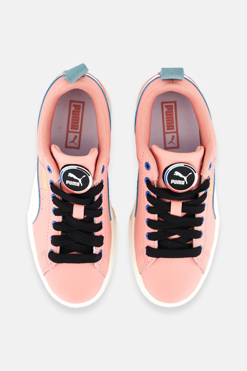 PUMA Women Barcode Sticker Lace Up Training Sports Shoes, Pink - Image 2