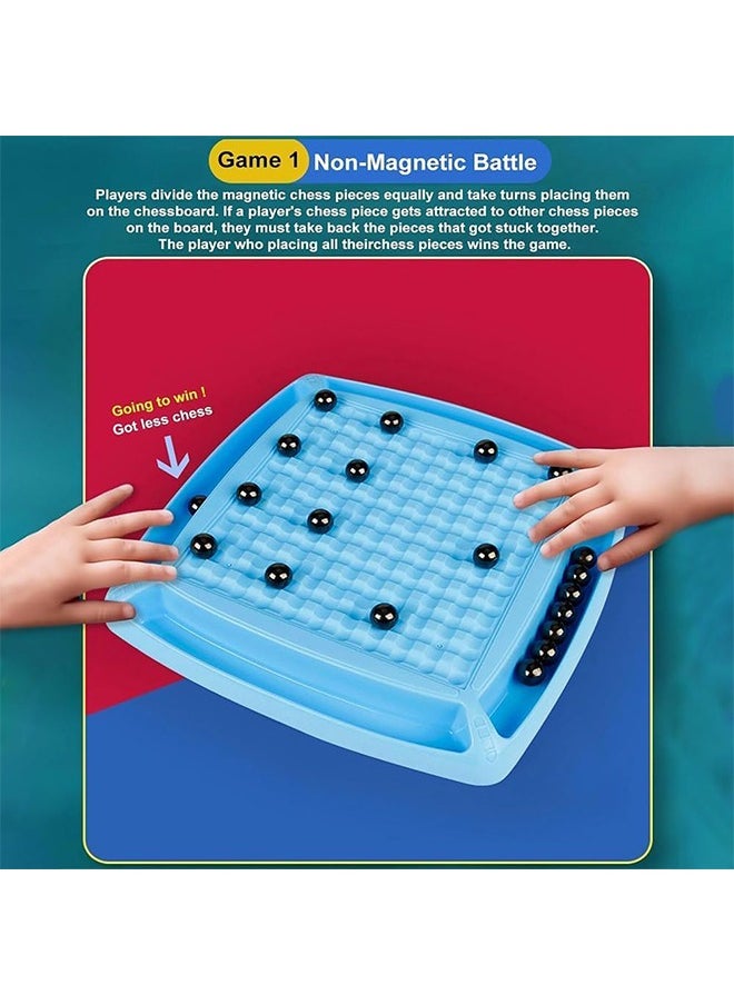 0TO1 TECH Magnetic Chess Game Set,Magnet Board Games with 32 Magnetic Stones  - Image 5