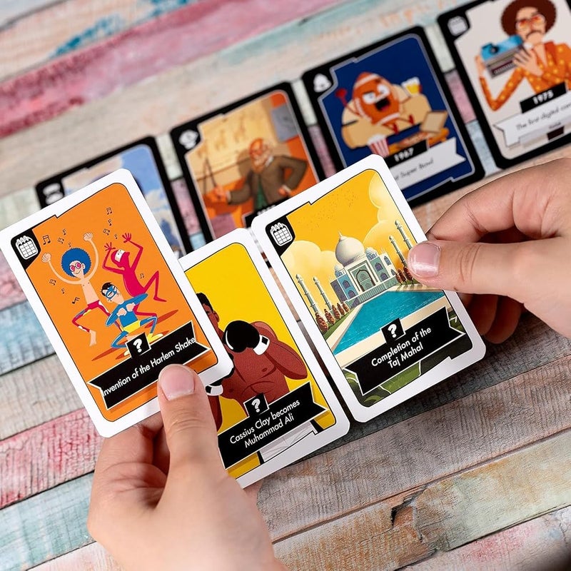 Asmodee Zygomatic Timeline Twist Card Game Trivia Game Strategy Game Cooperative Game| Fun Family Game for Kids and Adults Ages 8+ 2-6 Players Average Playtime 20 Minutes Made - Image 5
