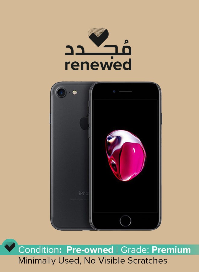 ابل  مجدد - آيفون 7 مع فيس تايم أسود 256 جيجابايت 4G LTE - Image 1
