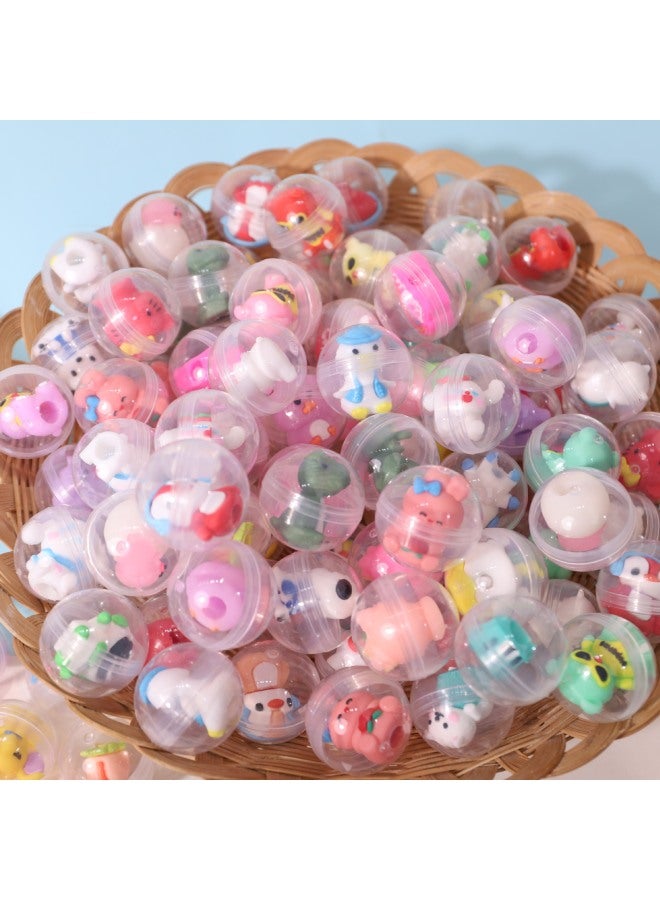 Spot 45mm Gashapon Capibala Doll Toy Kidsren's Cartoon Gashapon Blind Box Gashapon Machine Gift Ball Batch-Color:32mm Pen Cap Gashapon Mixed Hair - Image 1