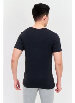 Legend Men 2 Piece Sportswear Fit Short Sleeves Training T-shirts, Black  - Image 3