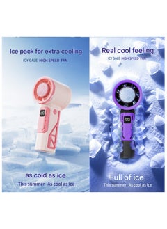 Portable Mini Handheld Fan, 100 Speed Mecha, USB Rechargeable, High-Speed with Digital Display - pzsku/ZE3FCF63428F50A8F4702Z/45/1741085262/7cf07395-7b1a-4196-9fe0-81a8c8a960b3