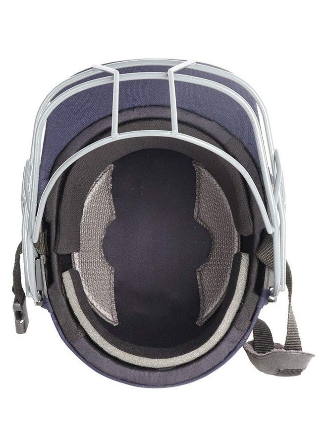 Shrey Performance Mild Steel Visor Cricket Helmet, Men's Small (Navy Blue) - Image 3