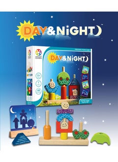 Day And Night By Smart Games Wooden Puzzle Game Multicolor